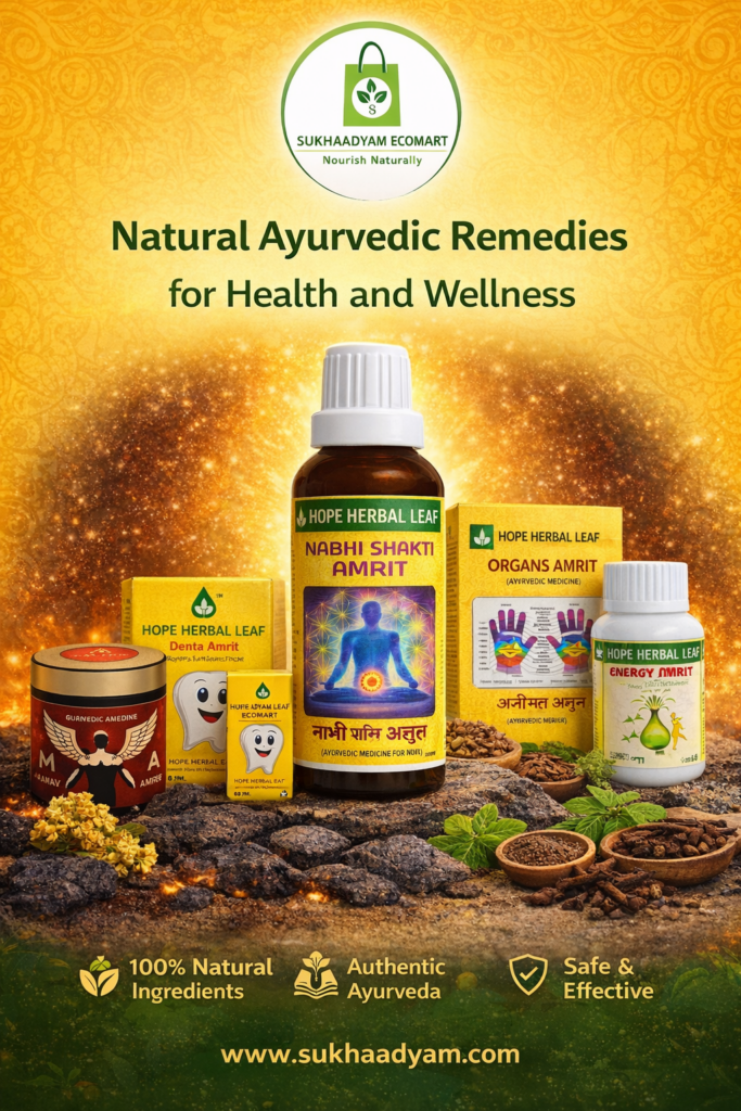 Sukhaadyam Ecomart Ayurvedic Products for natural wellness and healthy living